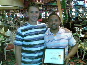 Two Males Holding An Awarded Certificate | Fuzion Trading